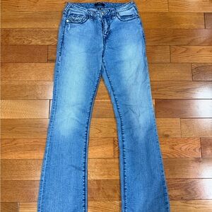 True Religion Light Blue Boot Cut Jeans